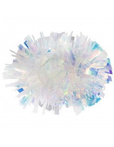 Pompons Professionnels Cheerleading 4” avec Poignée Centrale - UNICORN Crystal Rainbow
