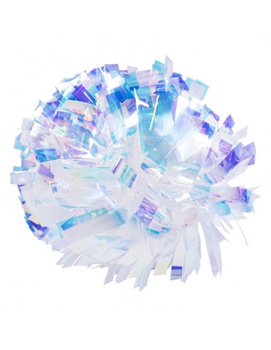 Pom pon professionale 6" con impugnatura centrale - UNICORN Crystal Rainbow