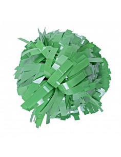 Professional 6" pom with baton handle – Neon Green