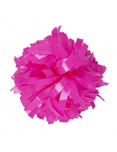 Pom pon professionale 6" con impugnatura centrale - Neon Rosa