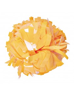Pom pon professionale 6" con impugnatura centrale - Neon Giallo