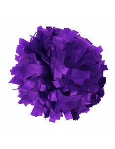 Pom pon professionale 6" con impugnatura centrale - Plastica Viola