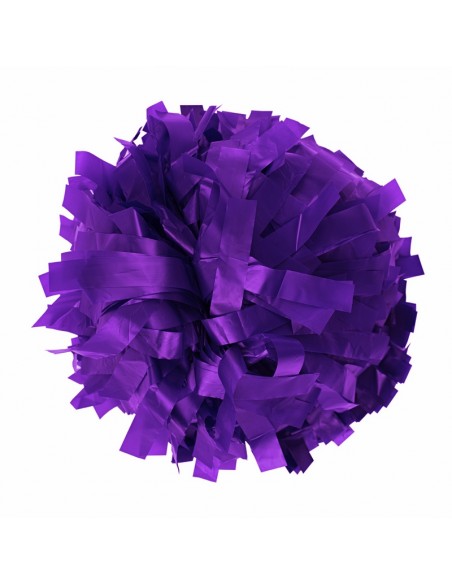 Pom pon professionale 6" con impugnatura centrale - Plastica Viola
