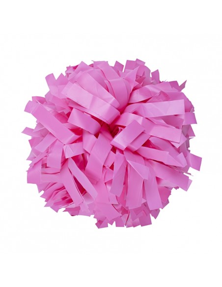 Pom pon professionale 6" con impugnatura centrale - Plastica Rosa