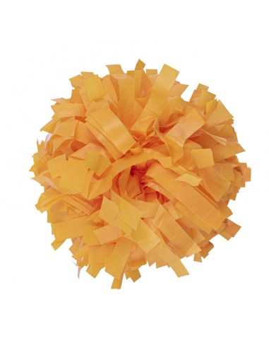 Pom pon professionale 6" con impugnatura centrale - Plastica Giallo