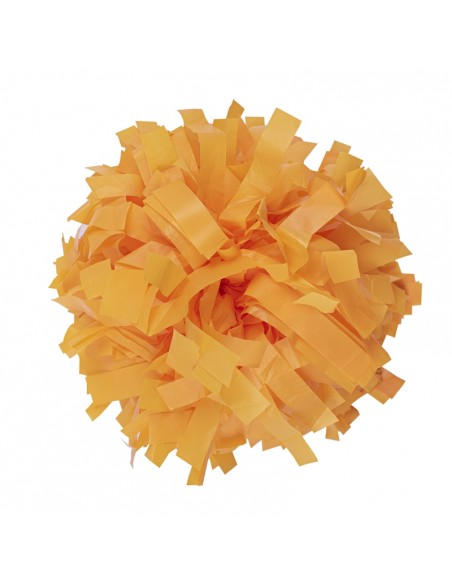 Pom pon professionale 6" con impugnatura centrale - Plastica Giallo
