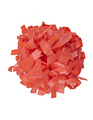 Pom pon professionale 6" con impugnatura centrale - Plastica Arancione