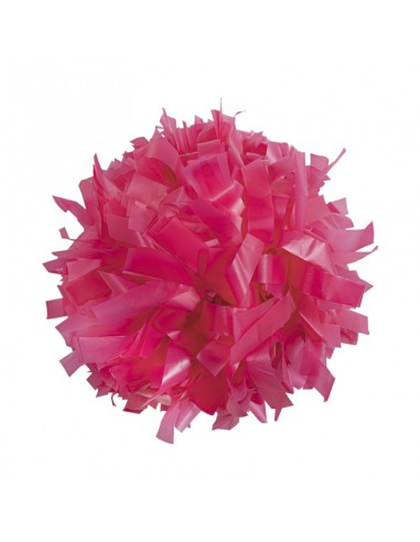 Pom pon professionale 6" con impugnatura centrale - Plastica Fucsia