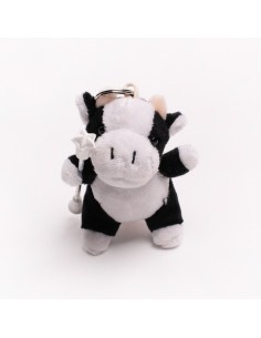 Peluche porteclés Baton Twirling Vache