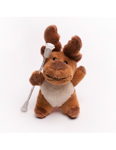 Soft Toy keychain Twirling Baton Reindeer
