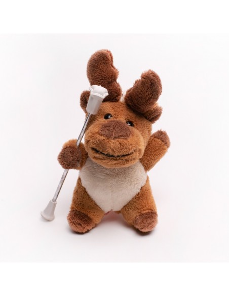 Soft Toy keychain Twirling Baton Reindeer