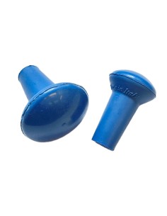 JIMBO Ocean Embouts Grand et Petit bleu pour baton twirling