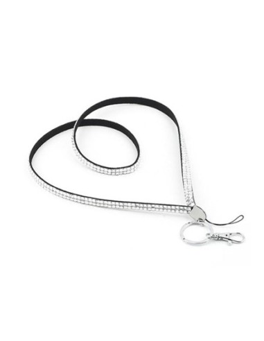 Rhinestones Lanyard