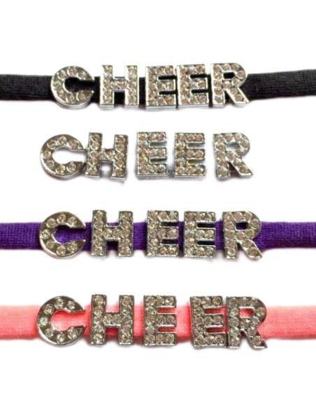 Set Lettere in Strass “C H E E R”  Per personalizzare e brillare