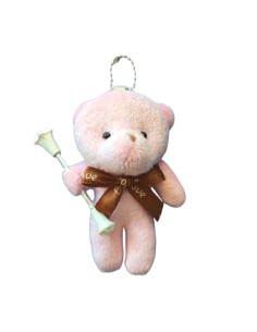 Peluche Baton Twirling Ours rose