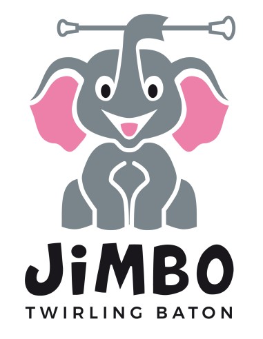 JIMBO set Embouts Grand et Petit pour baton twirling