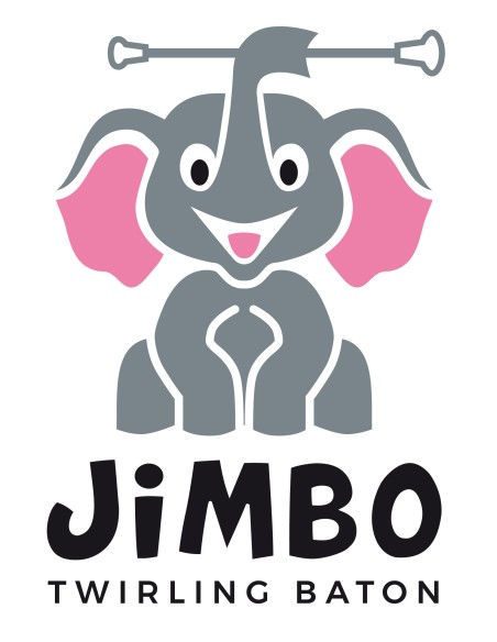 JIMBO Ocean Embouts Grand et Petit bleu pour baton twirling