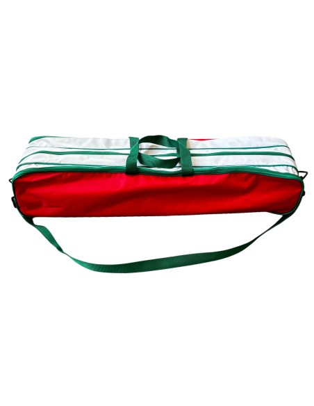 Baton Bag Large - Bianco Rosso Verde