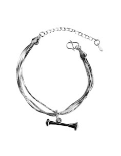 Pulsera Baton Twirling Plata 925 - tamaño para Niños