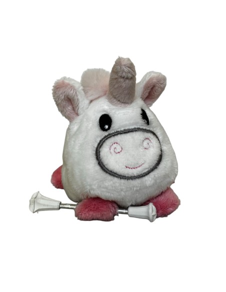 Peluche tondo Unicorno bianco, Baton Twirling
