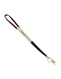 Porta Badge Strass Bianco Rosso Verde per Gare | Hera Sport