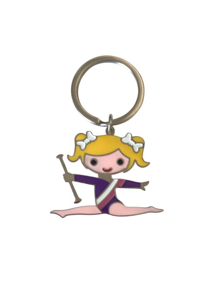 Ciondolo - Portachiavi Twirler in acciaio inox