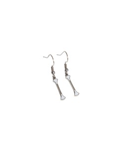 Pendientes Baton Twirling, acero y esmalte