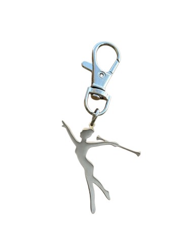 Charm con gancio, Twirler acciaio inox