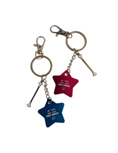 Pendentif Twirling Baton and Etoile - Porte Bonheur