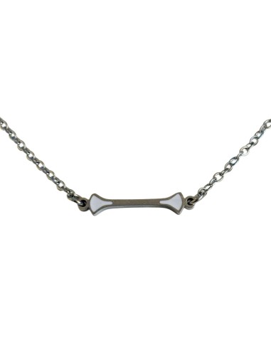 Collana Baton Twirling acciaio inox e smalto