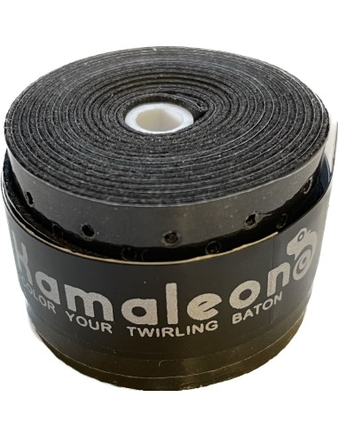 Antiglissant "overgrip" noir SUPER SOFT Kamaleon pour Baton Twirling