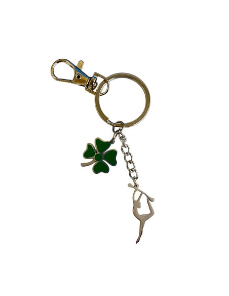 Pendant stainless steel Twirling "Good Luck"